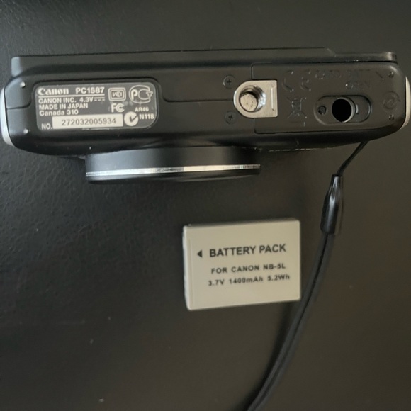 Canon PowerShot SX230 HS Black Digital Camera with one battery Pre-owned - Picture 5 of 5